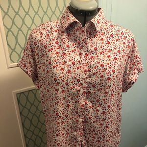Floral Button-Down Shirt